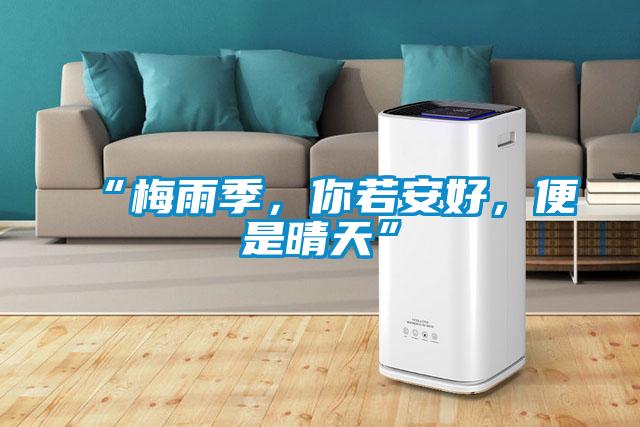 “梅雨季，你若安好，便是晴天”