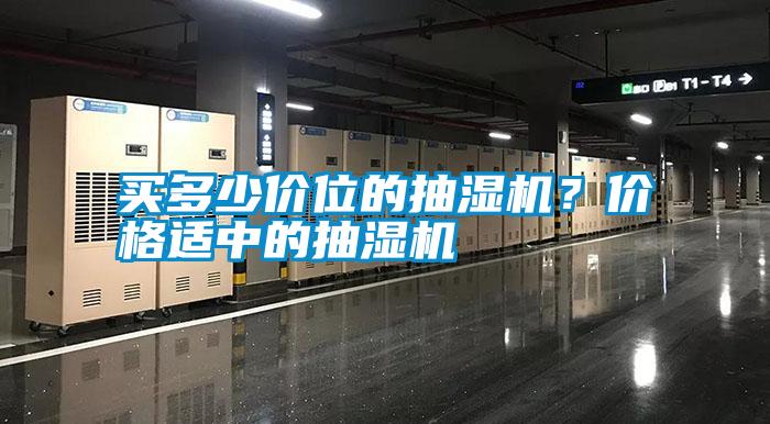 買多少價位的抽濕機?價格適中的抽濕機