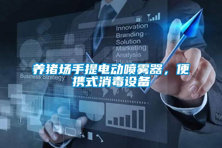 養豬場手提電動噴霧器,便攜式消毒設備