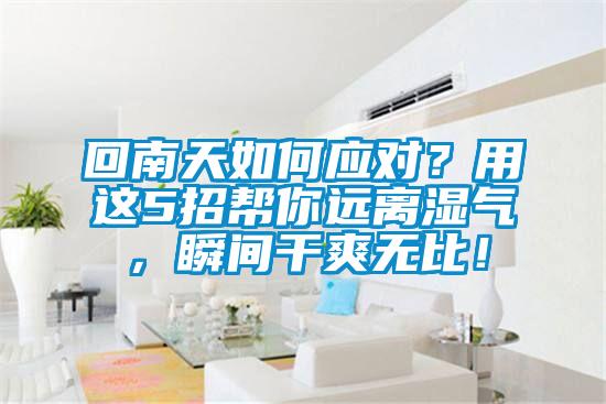 回南天如何應(yīng)對？用這5招幫你遠離濕氣，瞬間干爽無比！