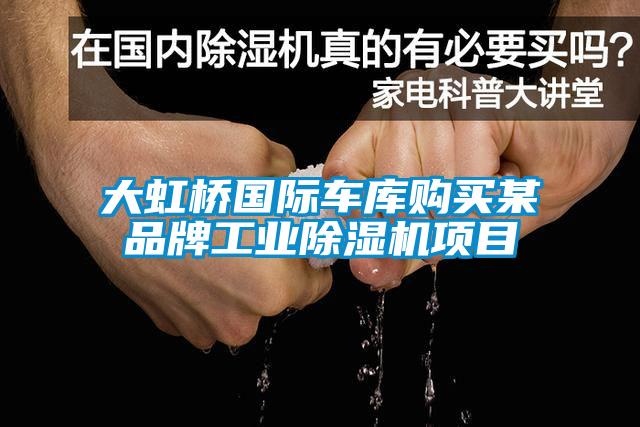 大虹橋國(guó)際車(chē)庫(kù)購(gòu)買(mǎi)某品牌工業(yè)除濕機(jī)項(xiàng)目