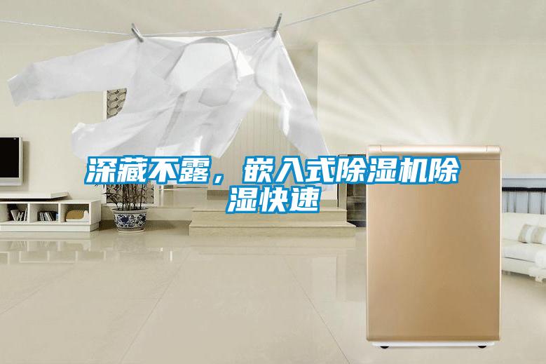 深藏不露，嵌入式除濕機除濕快速