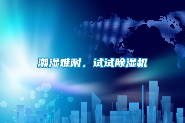 潮濕難耐，試試除濕機(jī)