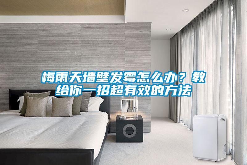 梅雨天墻壁發霉怎么辦？教給你一招超有效的方法