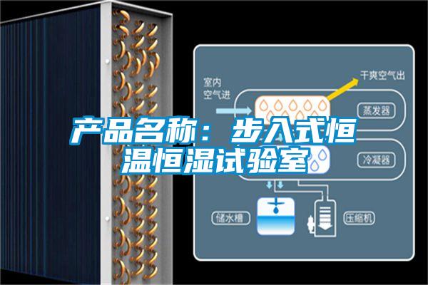 產品名稱:步入式恒溫恒濕試驗室