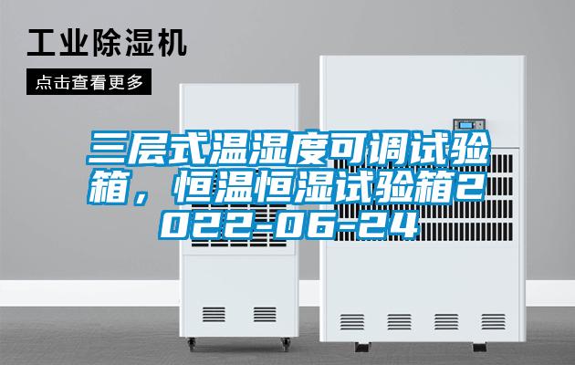 三層式溫濕度可調試驗箱，恒溫恒濕試驗箱2022-06-24