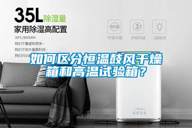 如何區(qū)分恒溫鼓風(fēng)干燥箱和高溫試驗(yàn)箱?