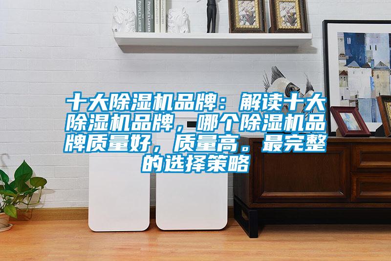十大除濕機品牌：解讀十大除濕機品牌，哪個除濕機品牌質量好，質量高。最完整的選擇策略