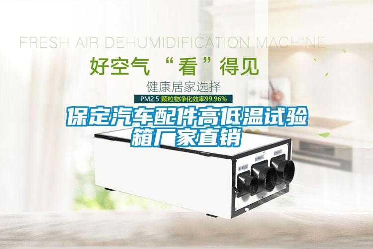 保定汽車(chē)配件高低溫試驗(yàn)箱廠家直銷(xiāo)