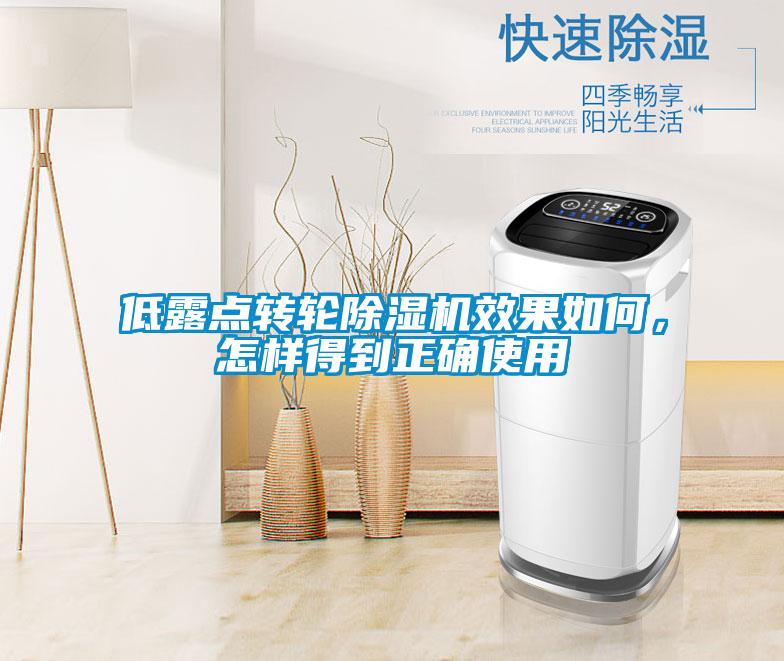 低露點轉輪除濕機效果如何，怎樣得到正確使用