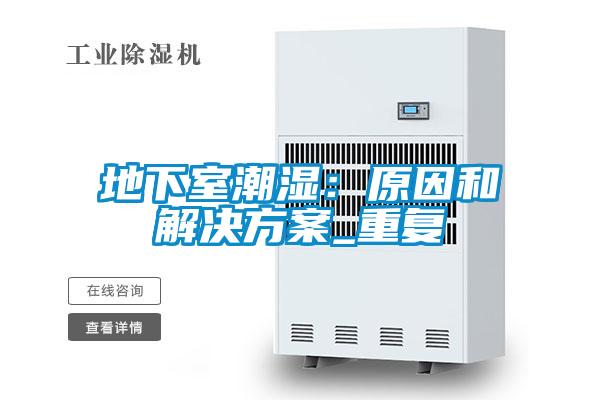 地下室潮濕:原因和解決方案_重復(fù)