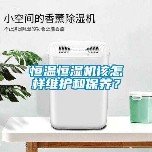 恒溫恒濕機(jī)該怎樣維護(hù)和保養(yǎng)？