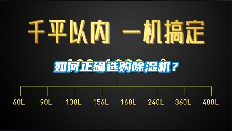 如何正確選購除濕機？
