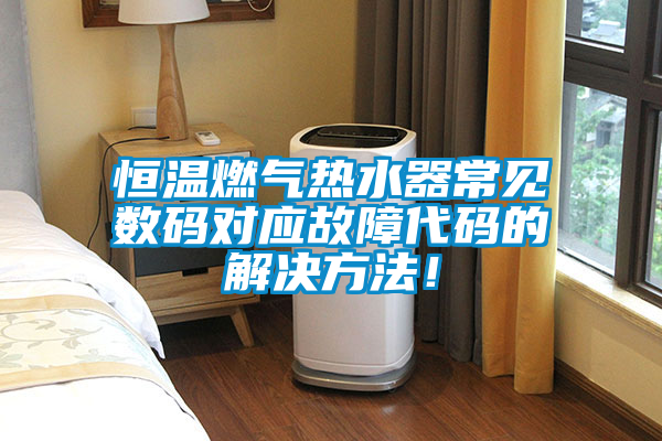恒溫燃?xì)鉄崴鞒Ｒ姅?shù)碼對(duì)應(yīng)故障代碼的解決方法！