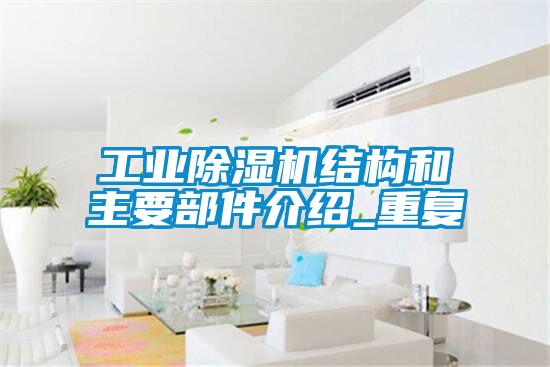 工業(yè)除濕機(jī)結(jié)構(gòu)和主要部件介紹_重復(fù)
