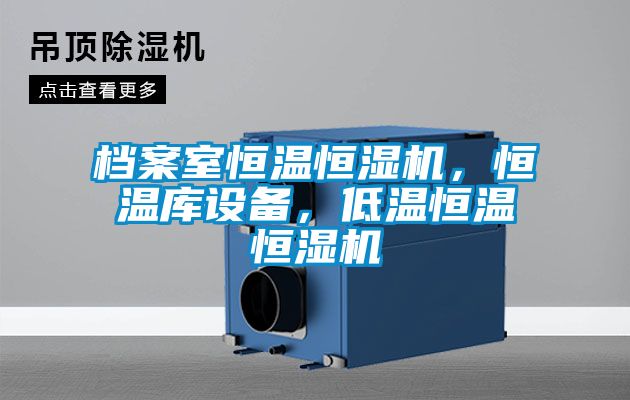 檔案室恒溫恒濕機(jī)，恒溫庫設(shè)備，低溫恒溫恒濕機(jī)