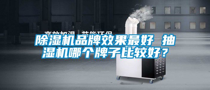 除濕機(jī)品牌效果最好 抽濕機(jī)哪個(gè)牌子比較好？