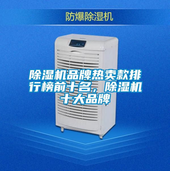 除濕機品牌熱賣款排行榜前十名，除濕機十大品牌