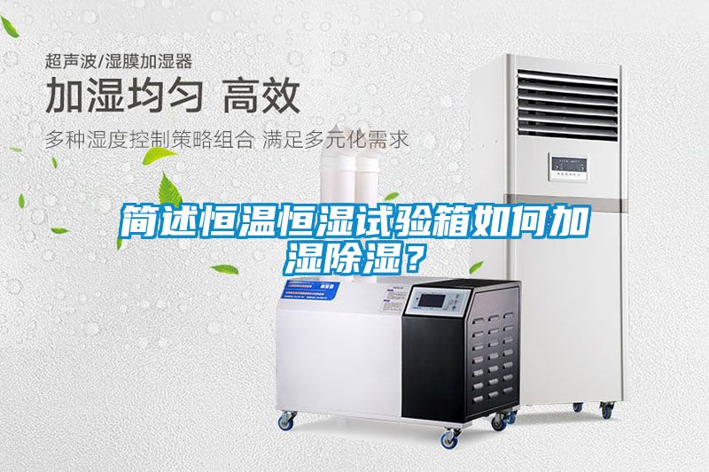 簡(jiǎn)述恒溫恒濕試驗(yàn)箱如何加濕除濕？