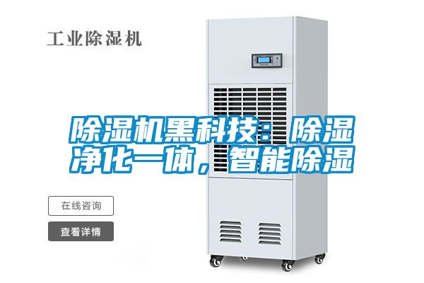 除濕機(jī)黑科技:除濕凈化一體,智能除濕